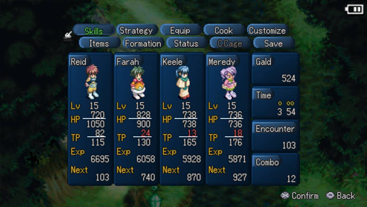 Tales of Destiny II ISO - PSP screenshot 3