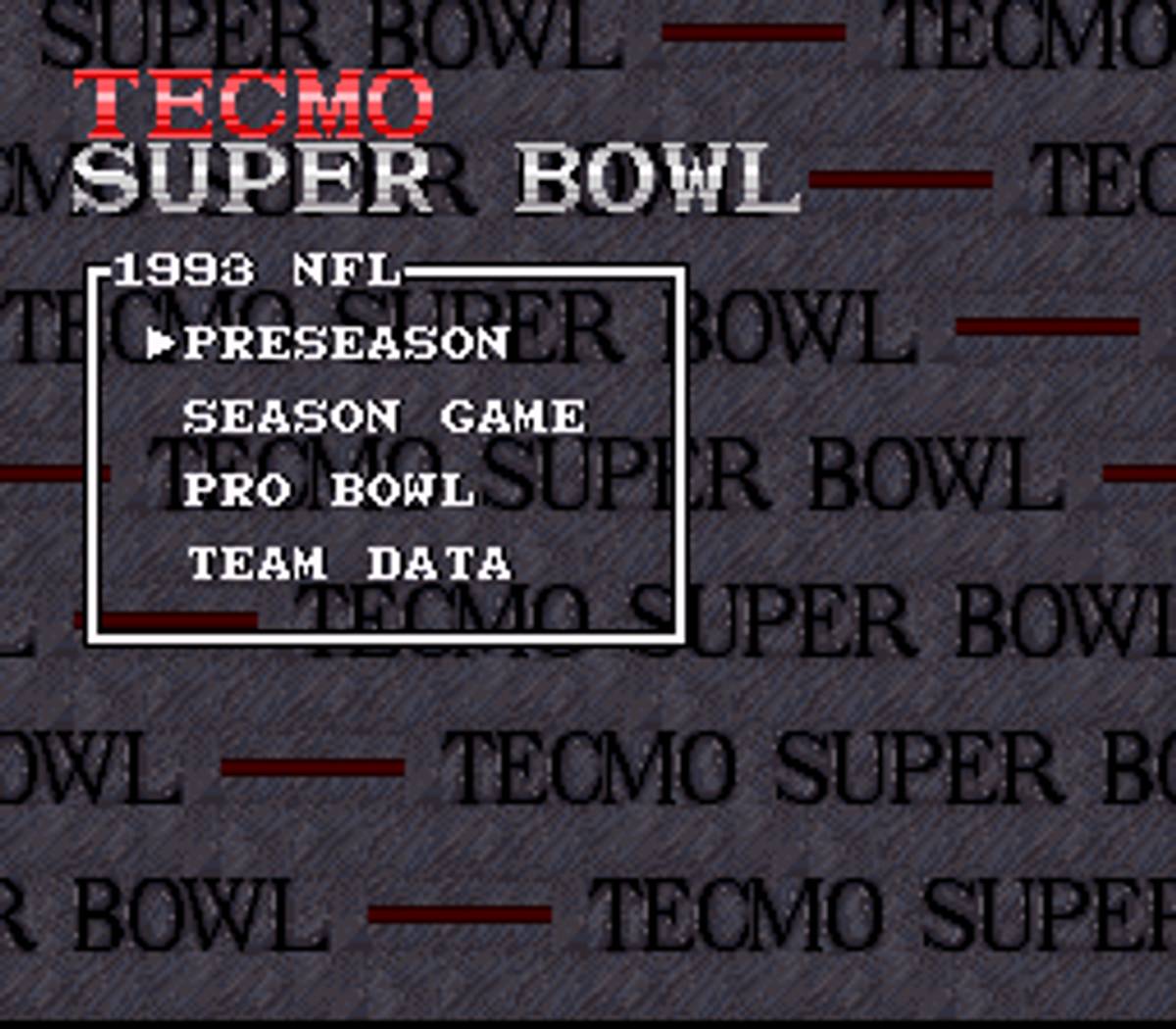 Tecmo Super Bowl ROM - SNES screenshot 5