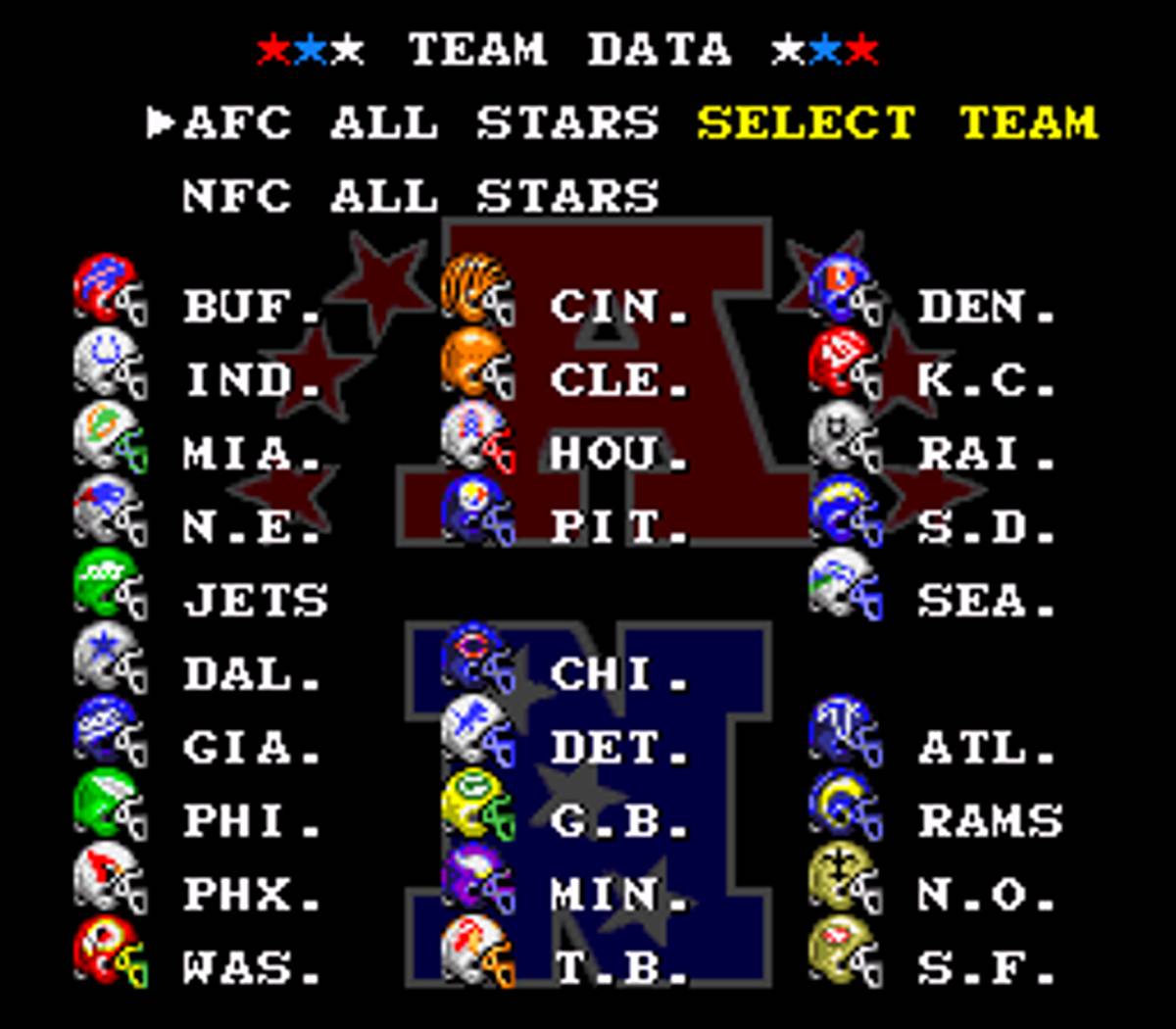 Tecmo Super Bowl ROM - SNES screenshot 6