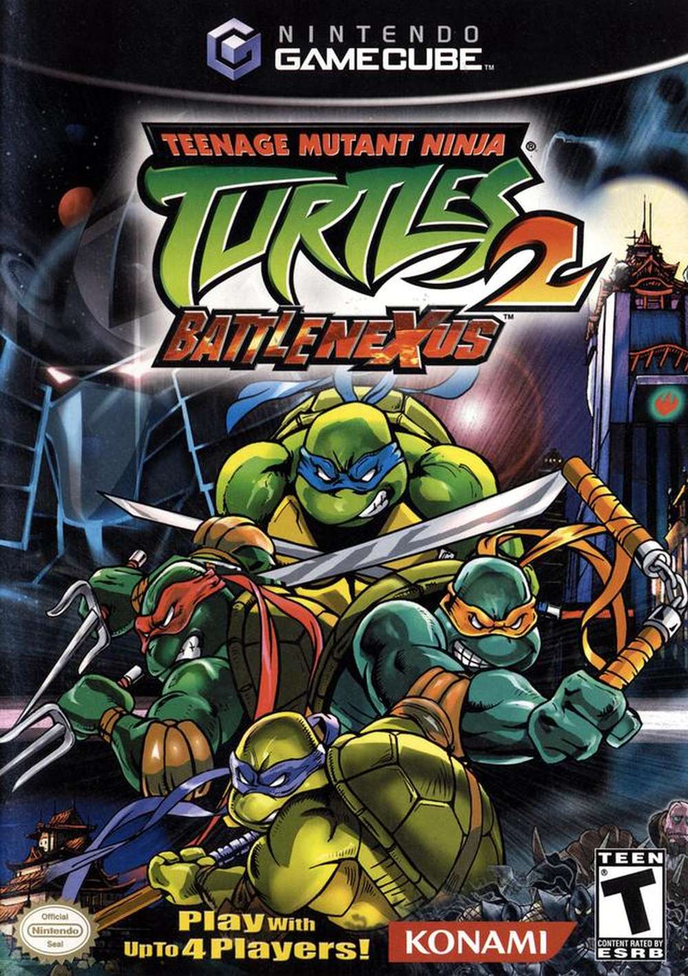 Download Teenage Mutant Ninja Turtles 2: Battle Nexus ISO [Nintendo Gamecube]