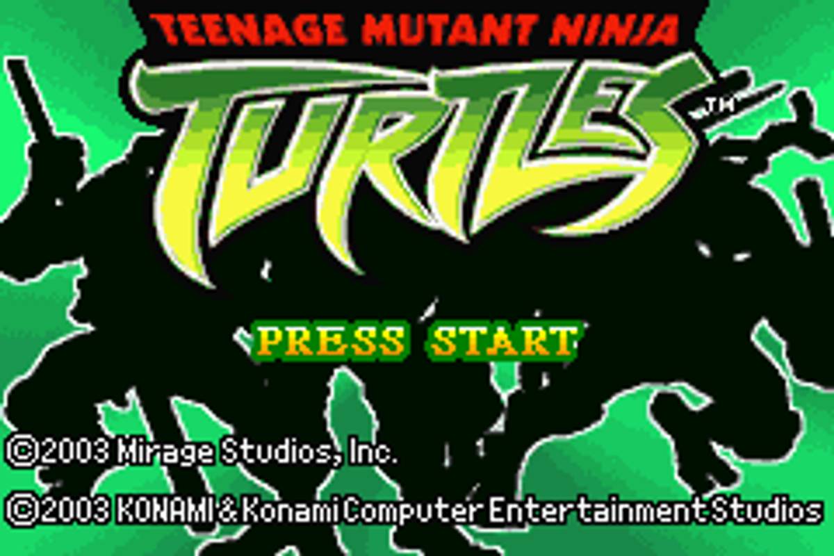 Teenage Mutant Ninja Turtles ROM - GBA screenshot 1