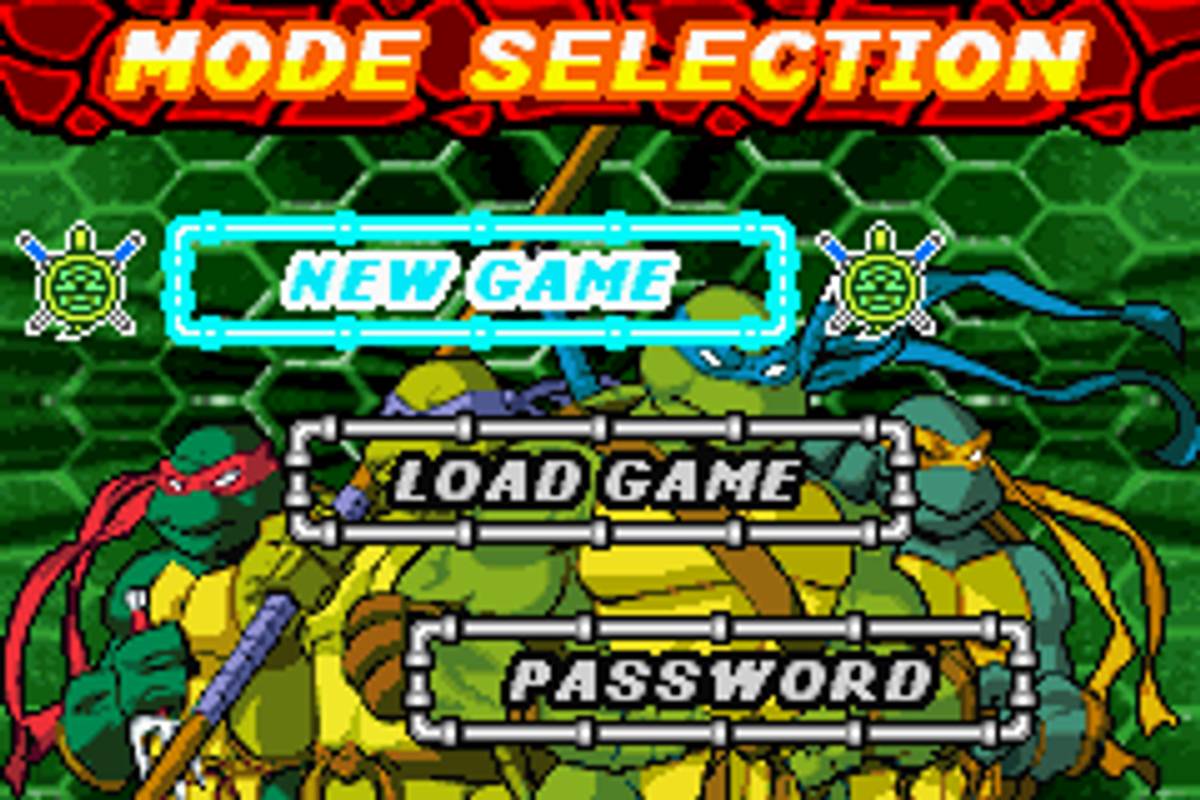 Teenage Mutant Ninja Turtles ROM - GBA screenshot 2