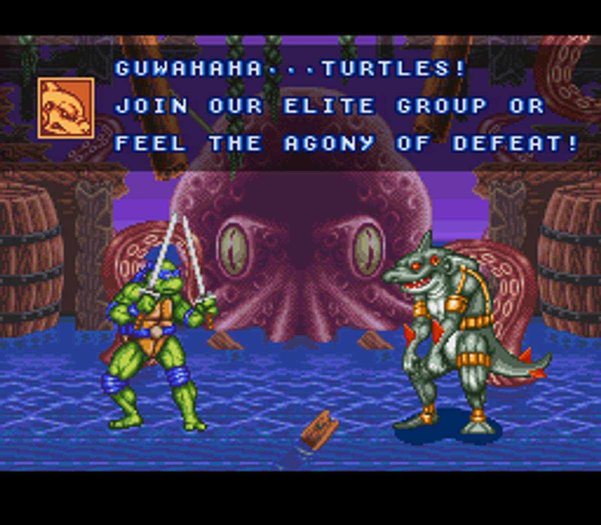 Teenage Mutant Ninja Turtles: Tournament Fighters ROM - SNES screenshot 5
