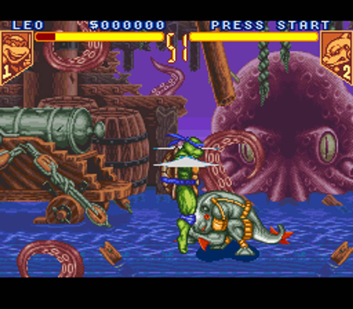 Teenage Mutant Ninja Turtles: Tournament Fighters ROM - SNES screenshot 6
