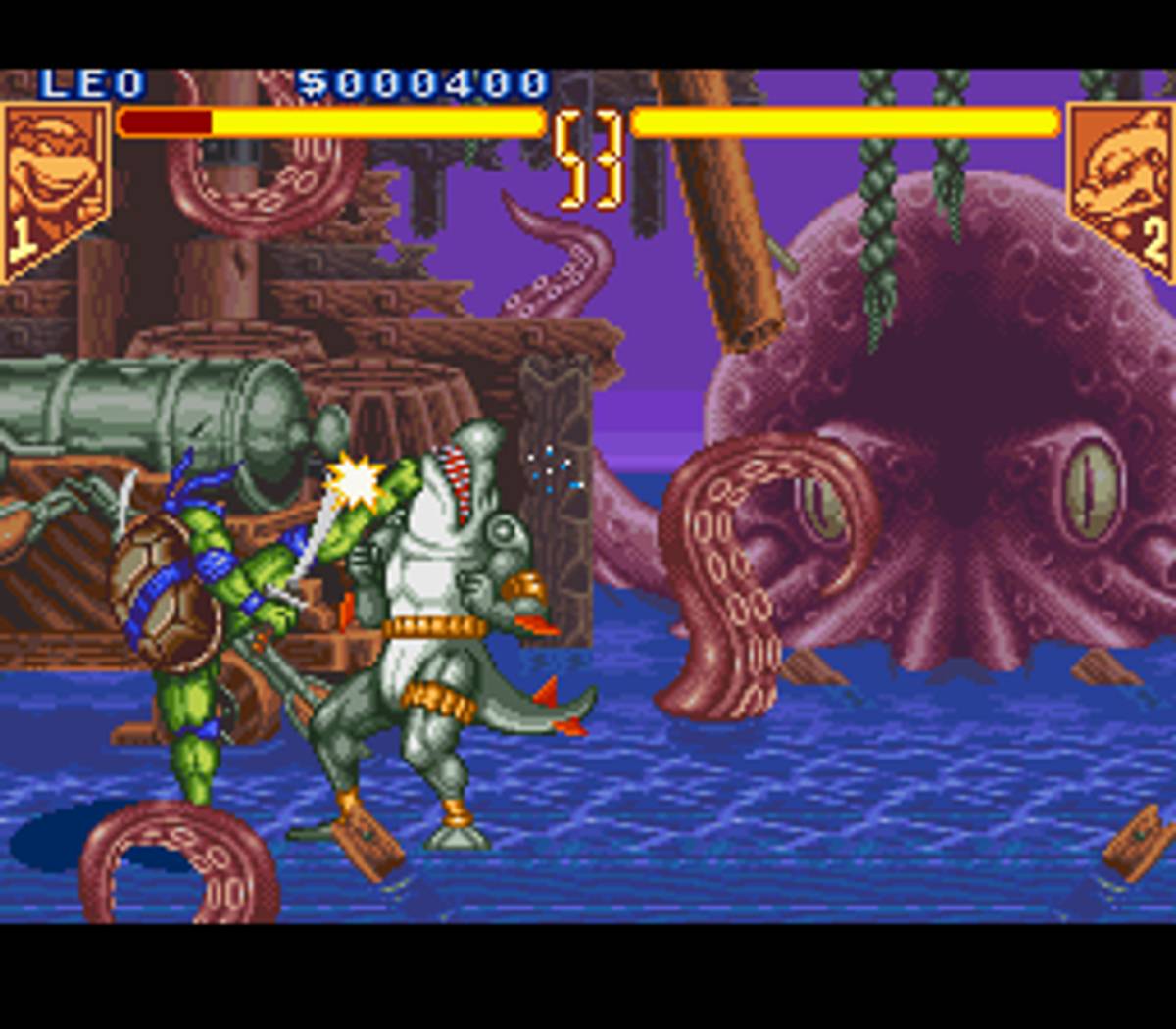 Teenage Mutant Ninja Turtles: Tournament Fighters ROM - SNES screenshot 7