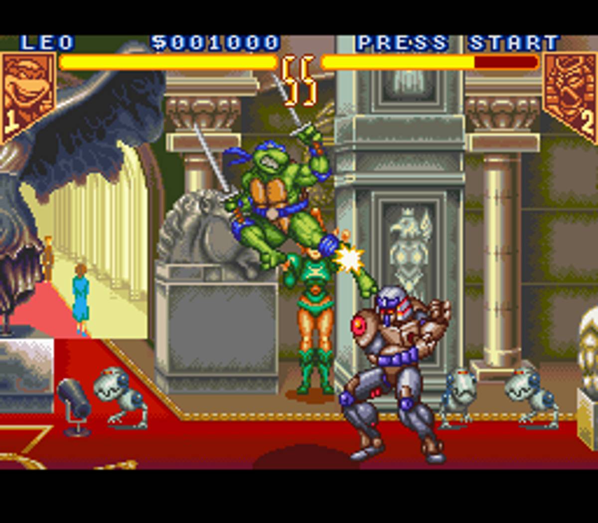 Teenage Mutant Ninja Turtles: Tournament Fighters ROM - SNES screenshot 8