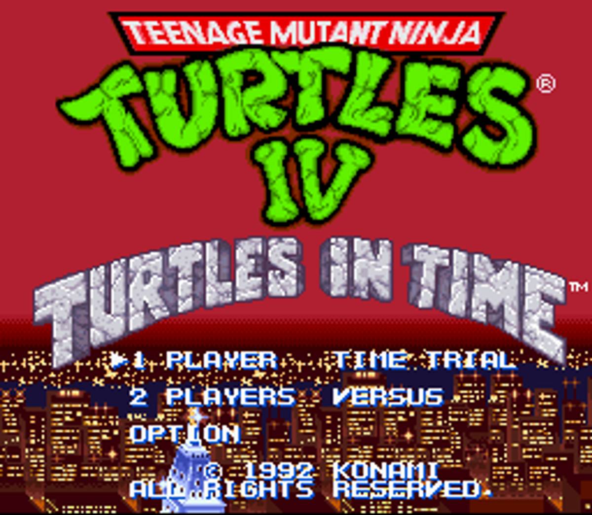 Teenage Mutant Ninja Turtles: Turtles in Time ROM - SNES screenshot 1
