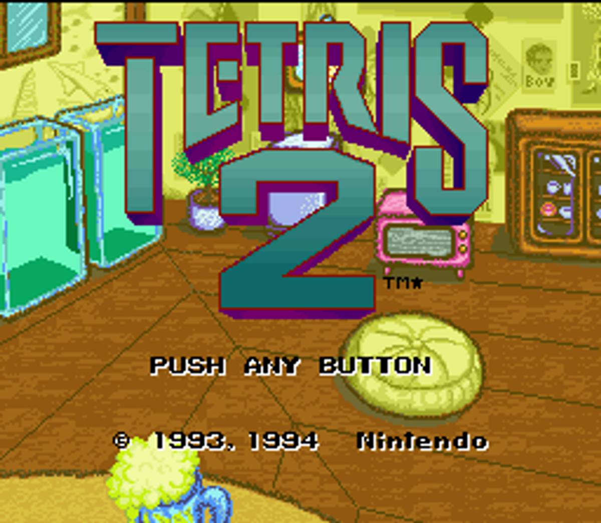 Tetris 2 ROM - SNES screenshot 1