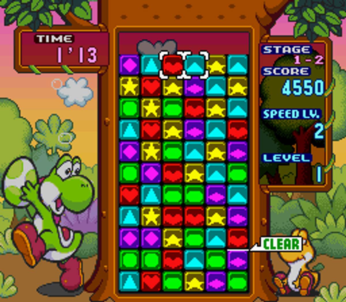 Tetris Attack ROM - SNES screenshot 5