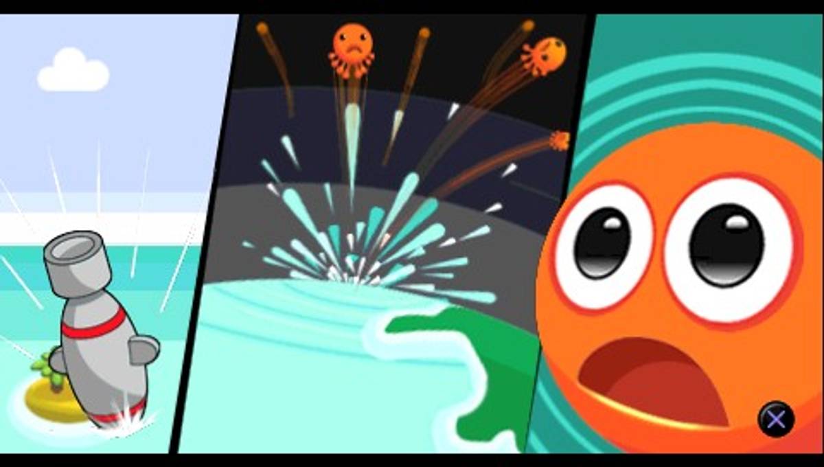The 2D Adventures of Rotating Octopus Character ISO - PSP screenshot 4