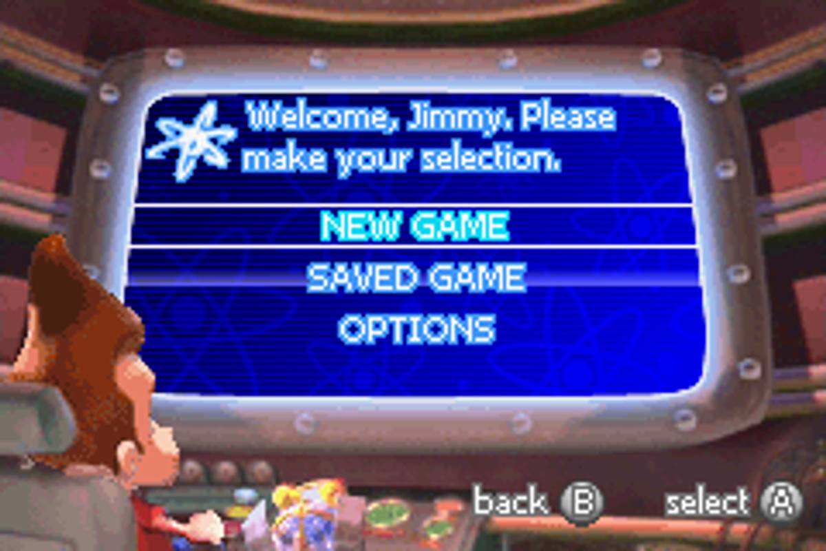 The Adventures of Jimmy Neutron: Boy Genius - Attack of the Twonkies ROM - GBA screenshot 3