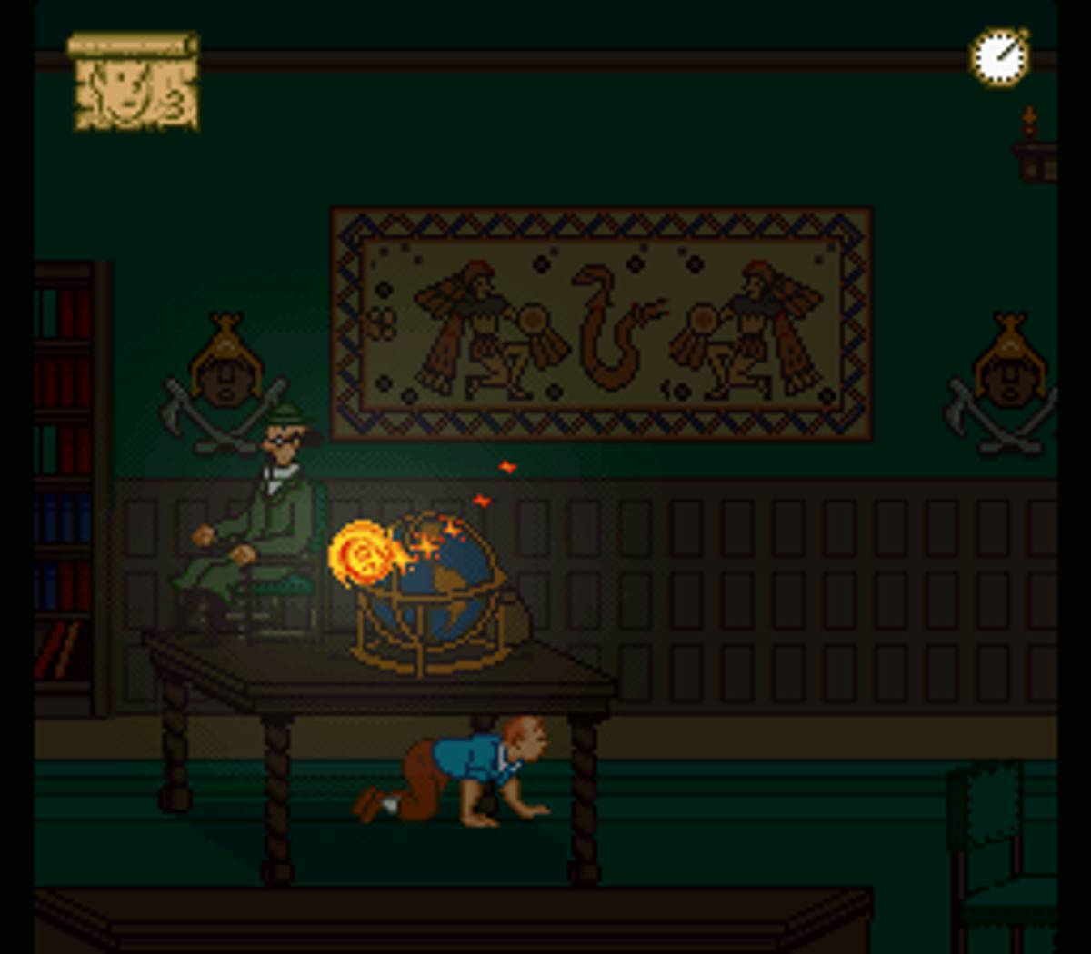 The Adventures of Tintin: Prisoners of the Sun ROM - SNES screenshot 7