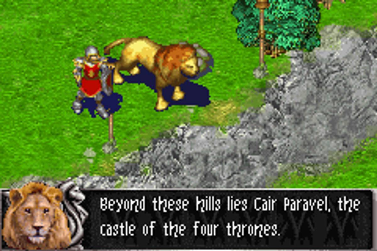 The Chronicles of Narnia: The Lion, the Witch and the Wardrobe ROM - GBA screenshot 2