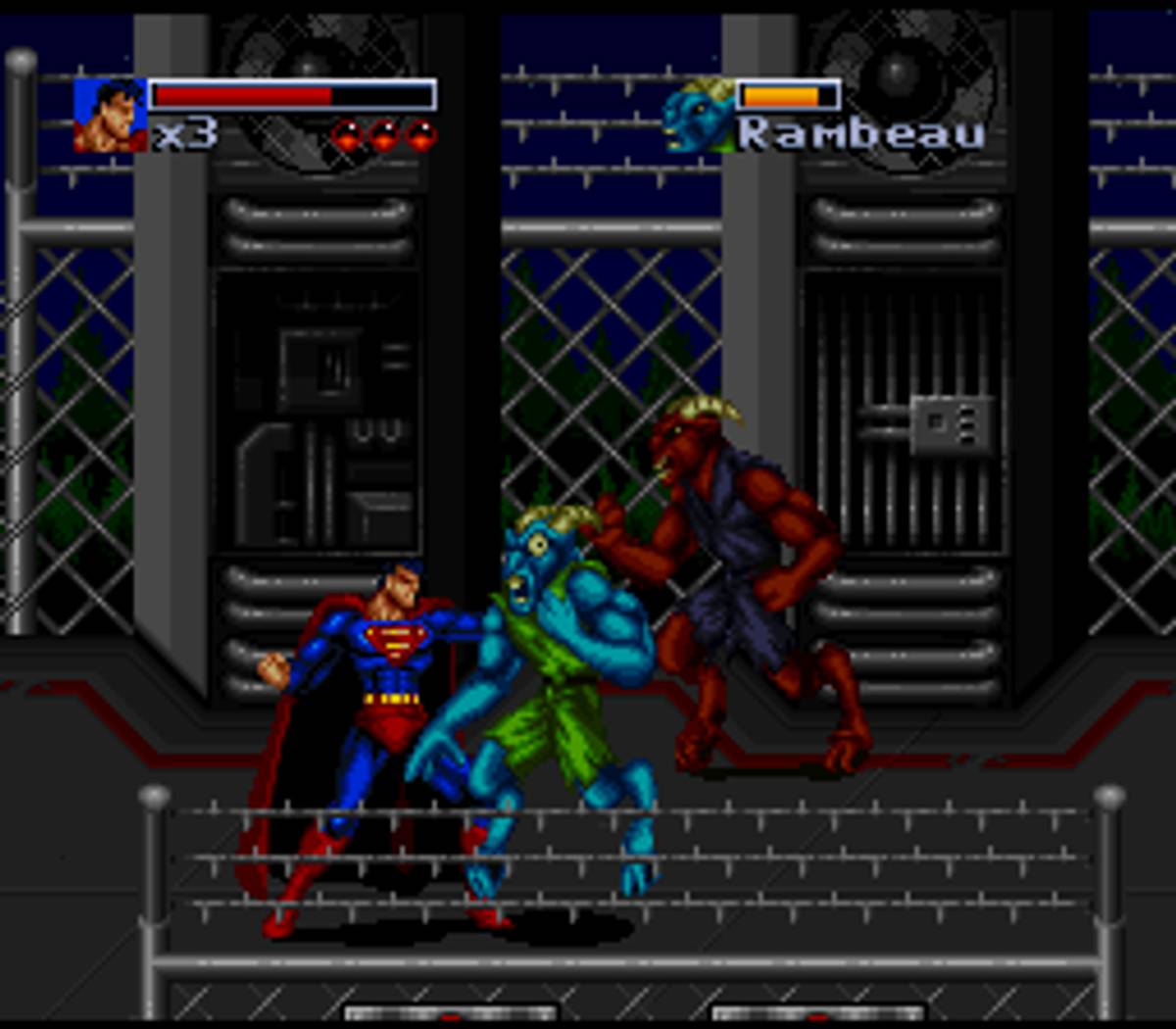 The Death and Return of Superman ROM - SNES screenshot 2