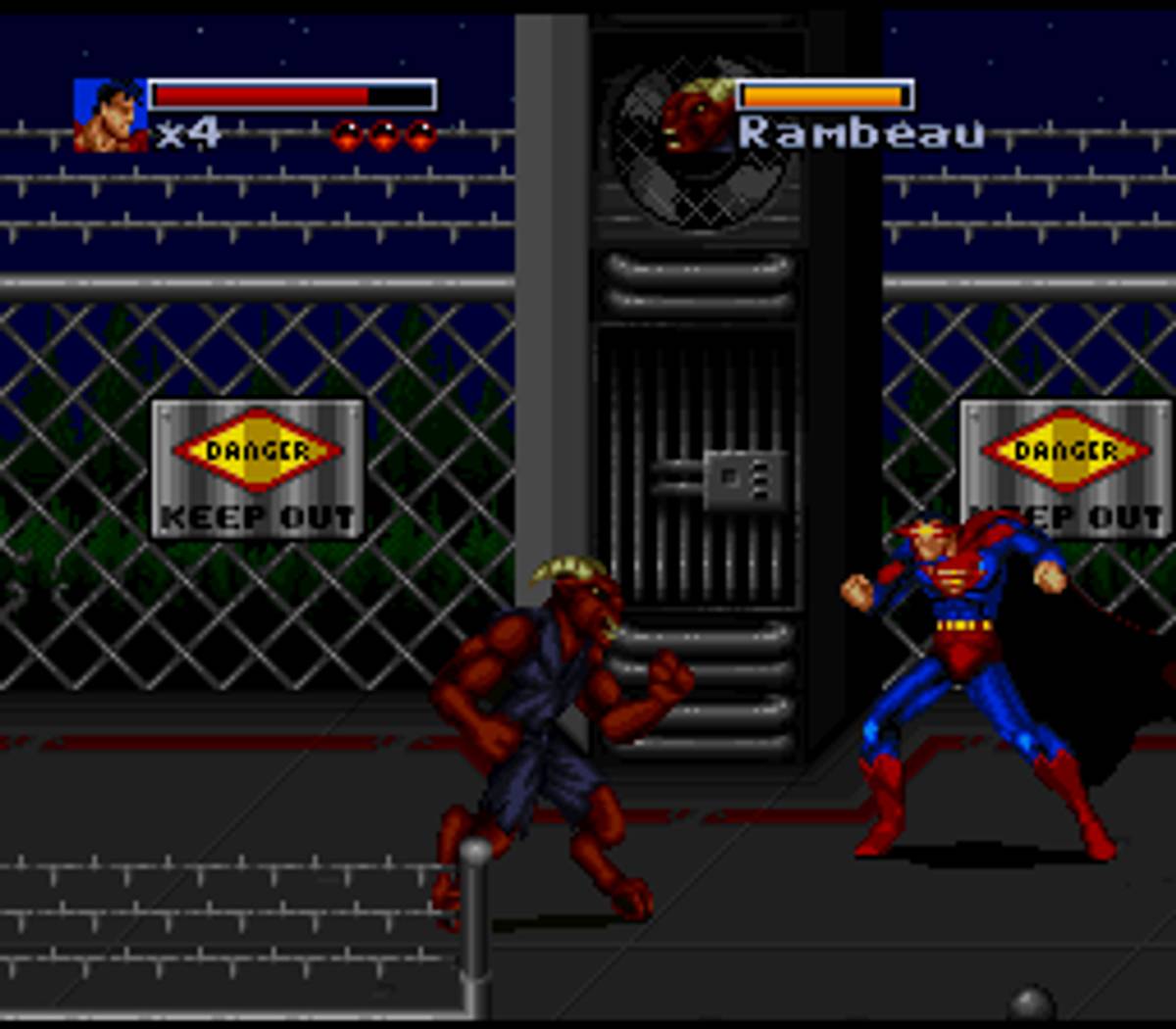 The Death and Return of Superman ROM - SNES screenshot 4