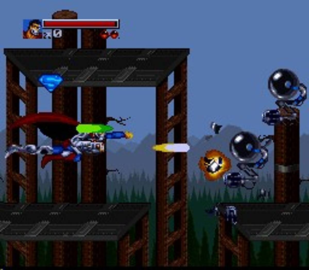 The Death and Return of Superman ROM - SNES screenshot 5