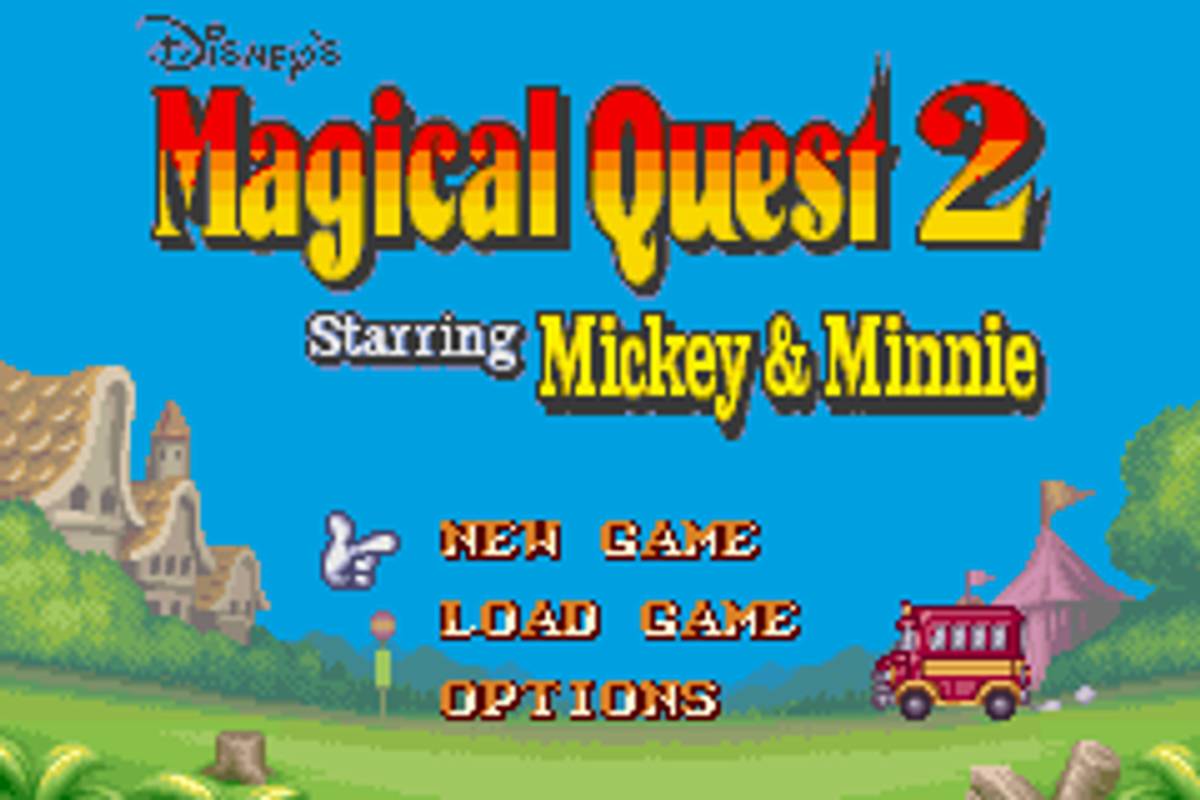 The Great Circus Mystery starring Mickey & Minnie ROM - GBA screenshot 1