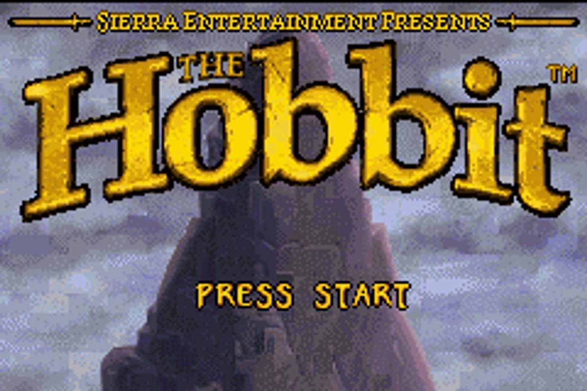 The Hobbit: The Prelude to the Lord of the Rings ROM - GBA screenshot 1