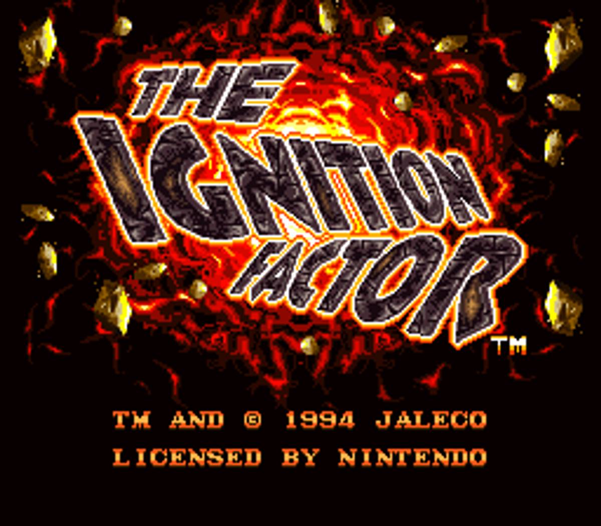 The Ignition Factor ROM - SNES screenshot 1