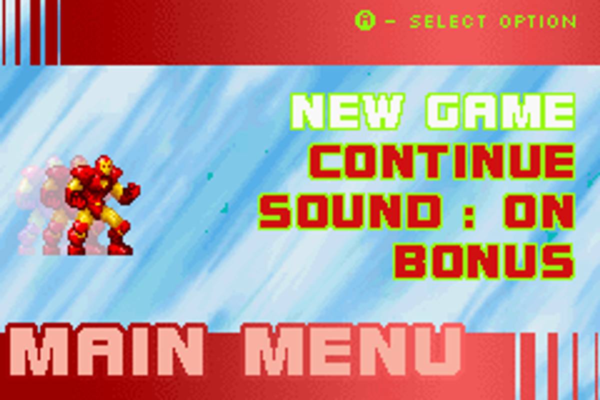 The Invincible Iron Man ROM - GBA screenshot 2