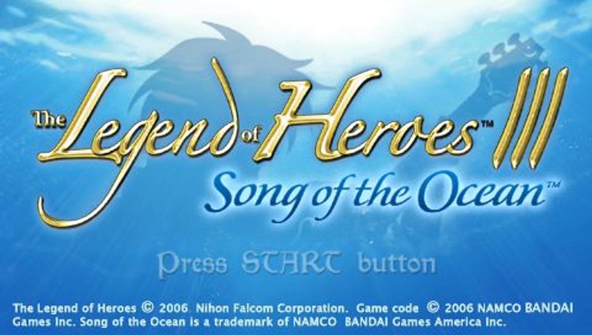 The Legend of Heroes III: Song of the Ocean ISO - PSP screenshot 2