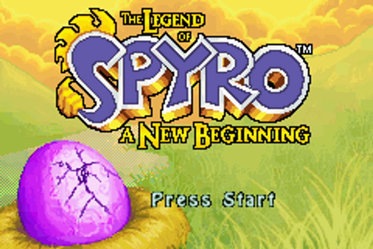 The Legend of Spyro: A New Beginning ROM - GBA screenshot 1