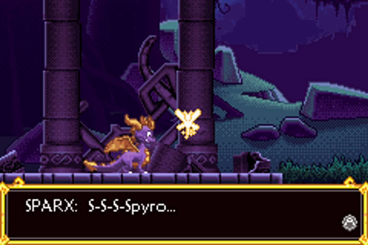 The Legend of Spyro: The Eternal Night ROM - GBA screenshot 2