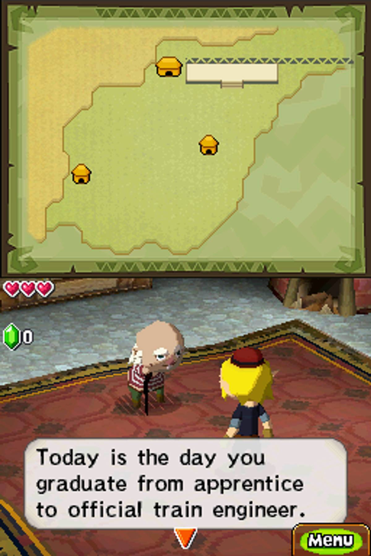 The Legend of Zelda: Spirit Tracks ROM - NDS screenshot 5