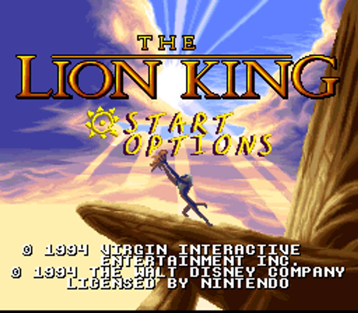 The Lion King ROM - SNES screenshot 1