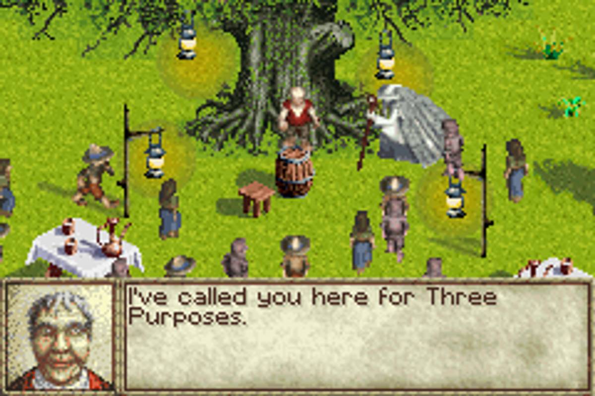 The Lord of the Rings: The Fellowship of the Ring ROM - GBA screenshot 3
