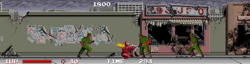The Ninja Warriors ROM - Arcade screenshot 3