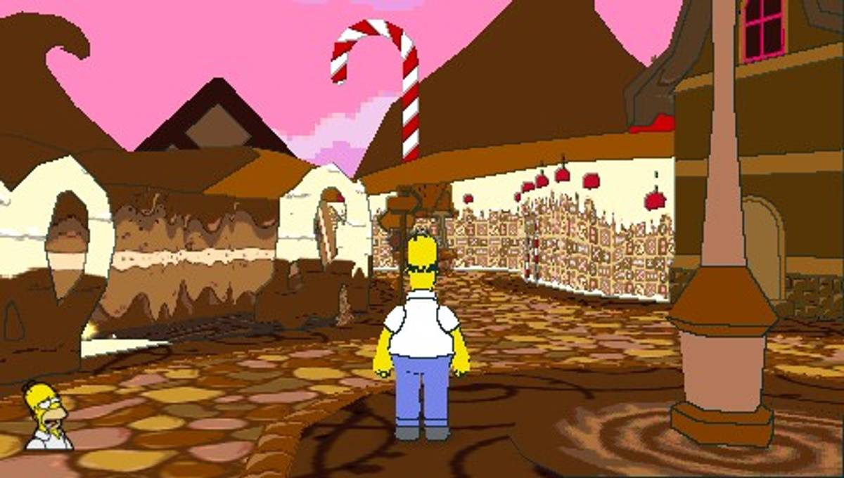 The Simpsons Game ISO - PSP screenshot 4