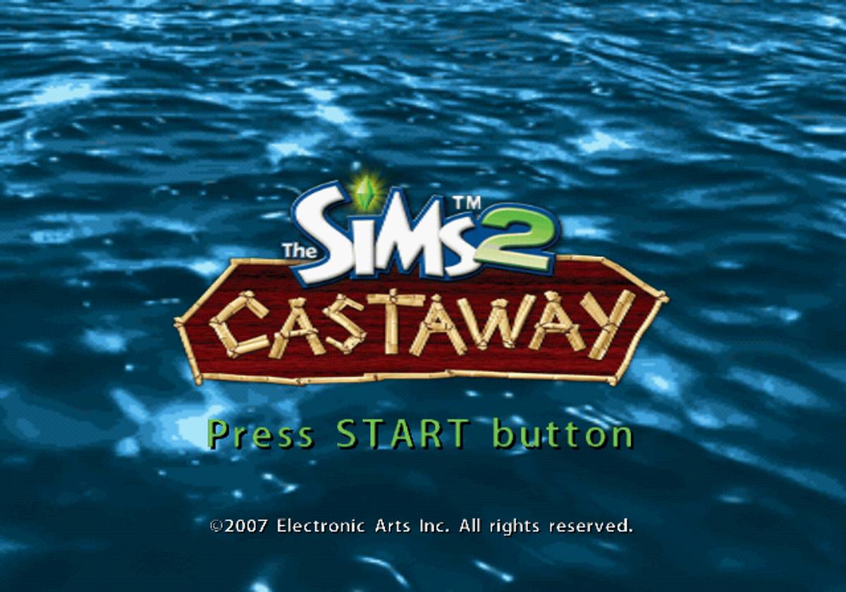 The Sims 2: Castaway ISO - PS2 screenshot 1