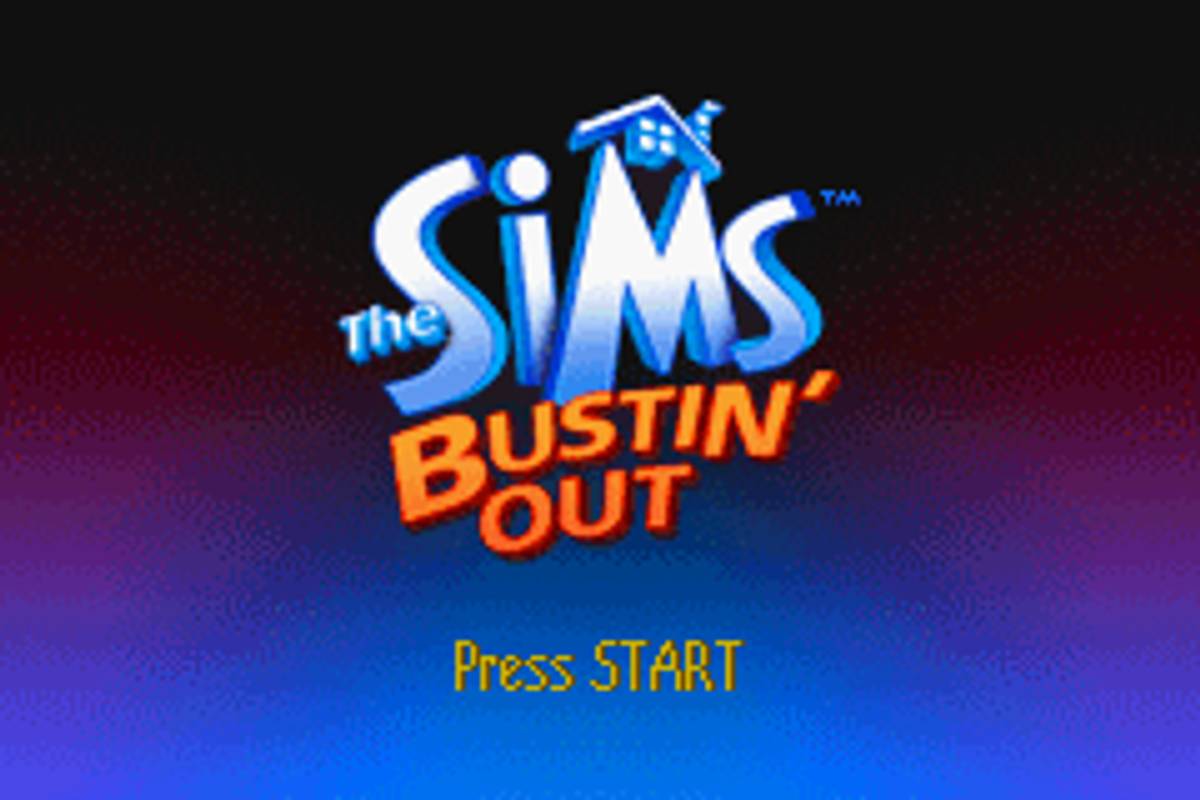 The Sims: Bustin' Out ROM - GBA screenshot 1