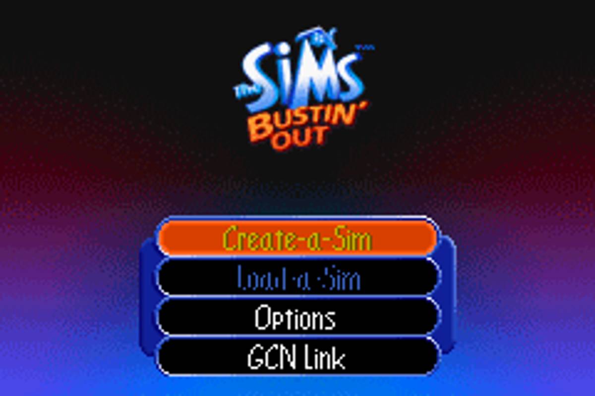 The Sims: Bustin' Out ROM - GBA screenshot 2