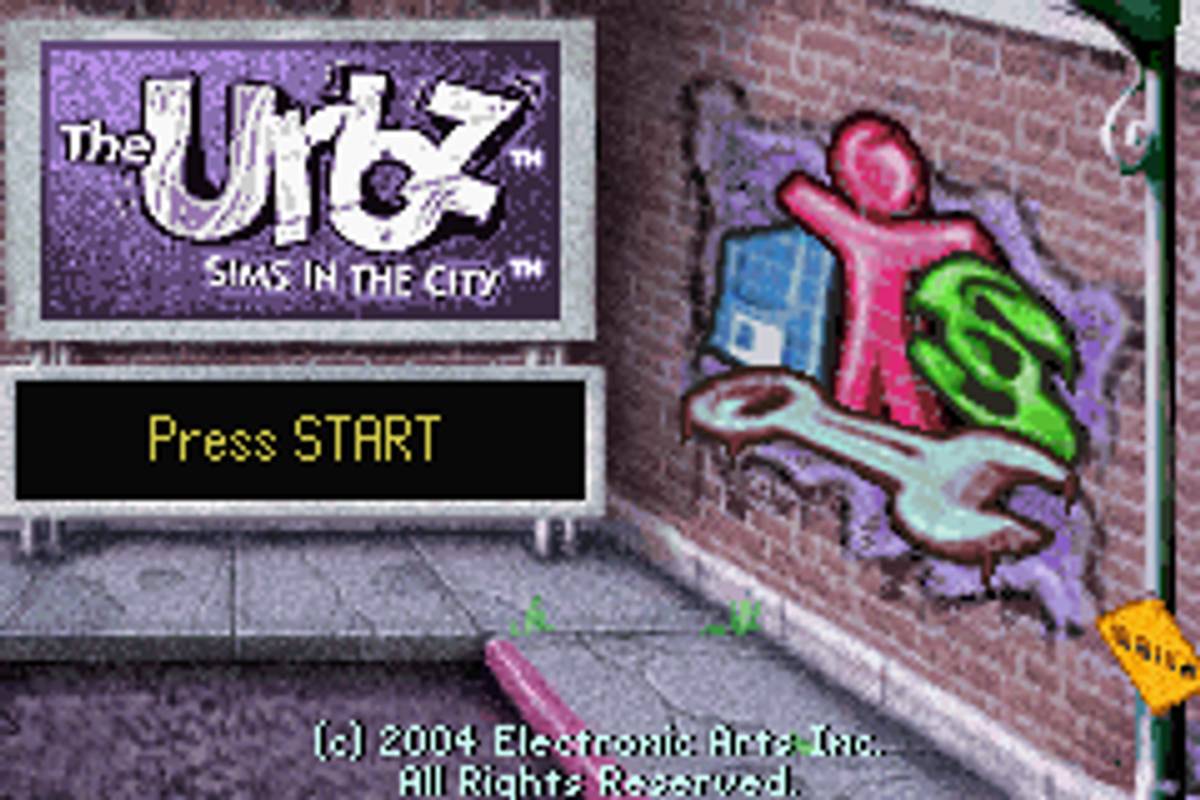 The Urbz: Sims in the City ROM - GBA screenshot 1