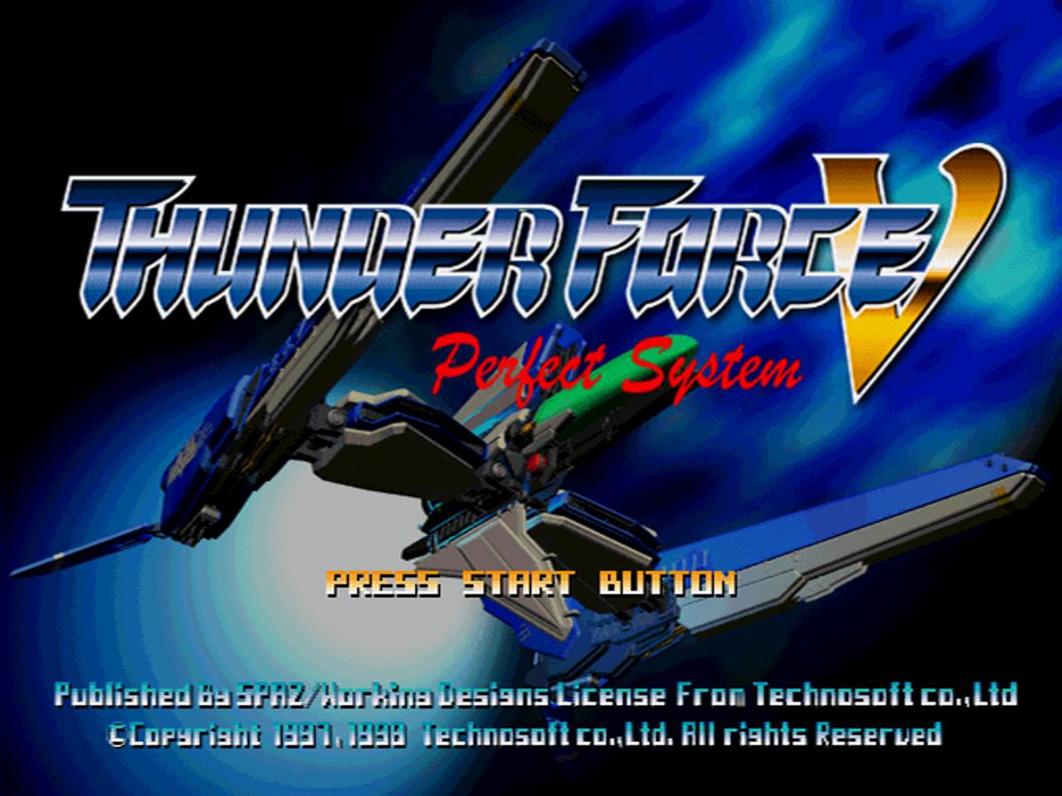 Thunder Force V: Perfect System ISO - PS1 screenshot 6