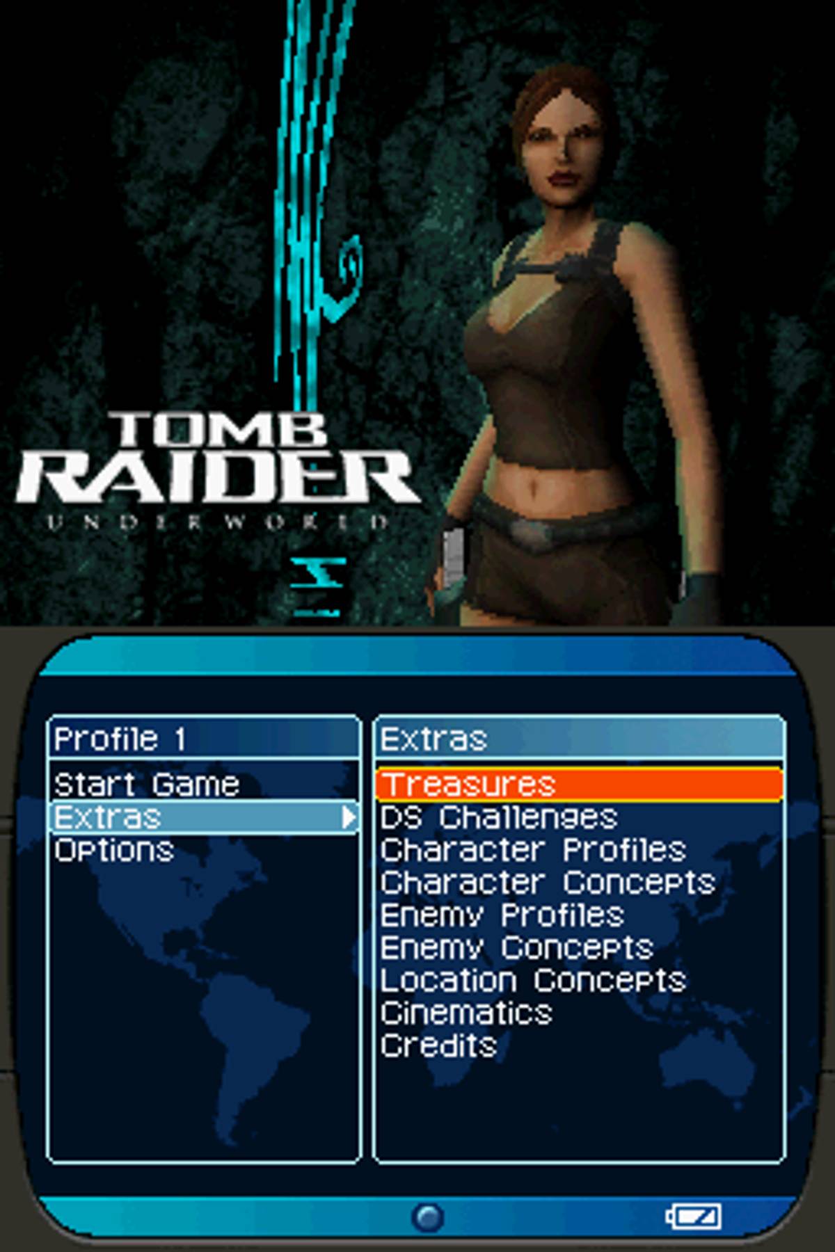 Tomb Raider: Underworld ROM - NDS screenshot 2