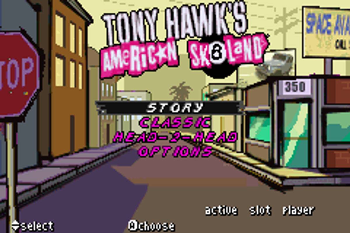 Tony Hawk's American Sk8land ROM - GBA screenshot 2