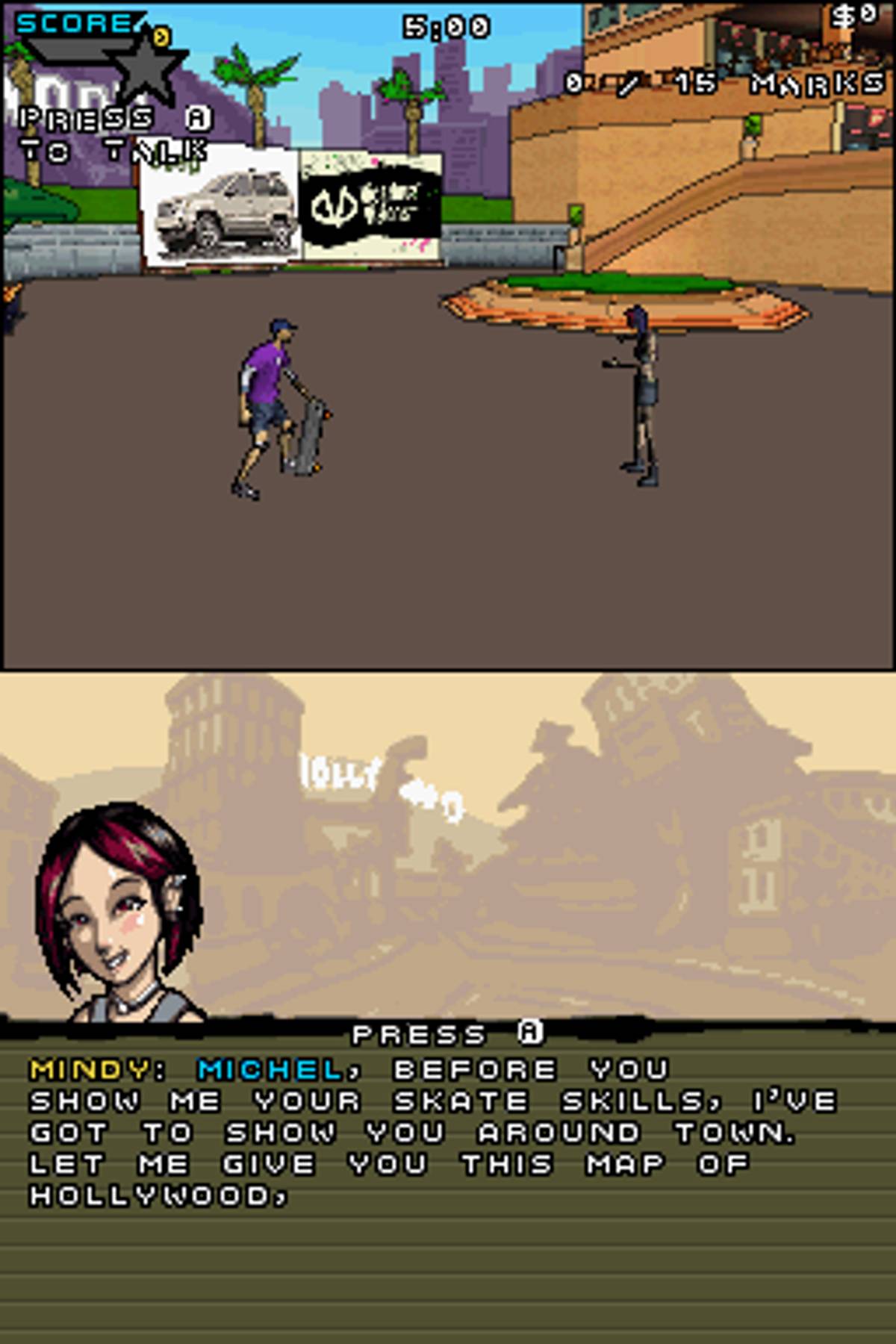 Tony Hawk's American Sk8land ROM - NDS screenshot 6