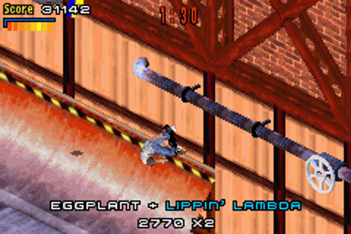 Tony Hawk's Pro Skater 3 ROM - GBA screenshot 3