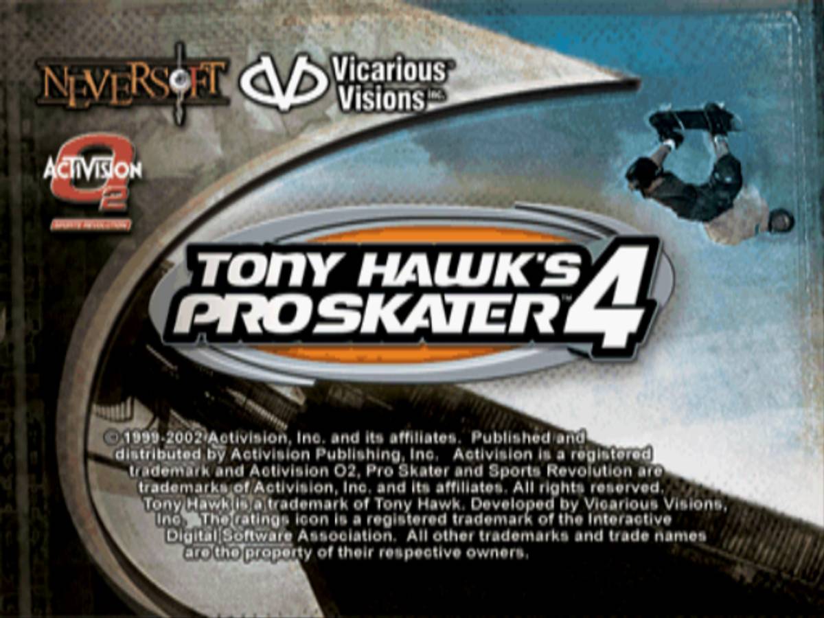 Tony Hawk's Pro Skater 4 ISO - PS1 screenshot 1