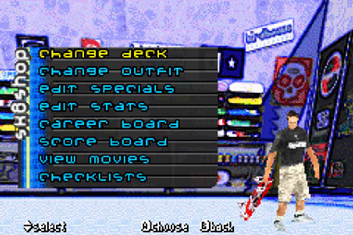 Tony Hawk's Pro Skater 4 ROM - GBA screenshot 3