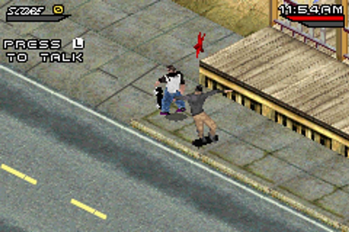 Tony Hawk's Underground ROM - GBA screenshot 3