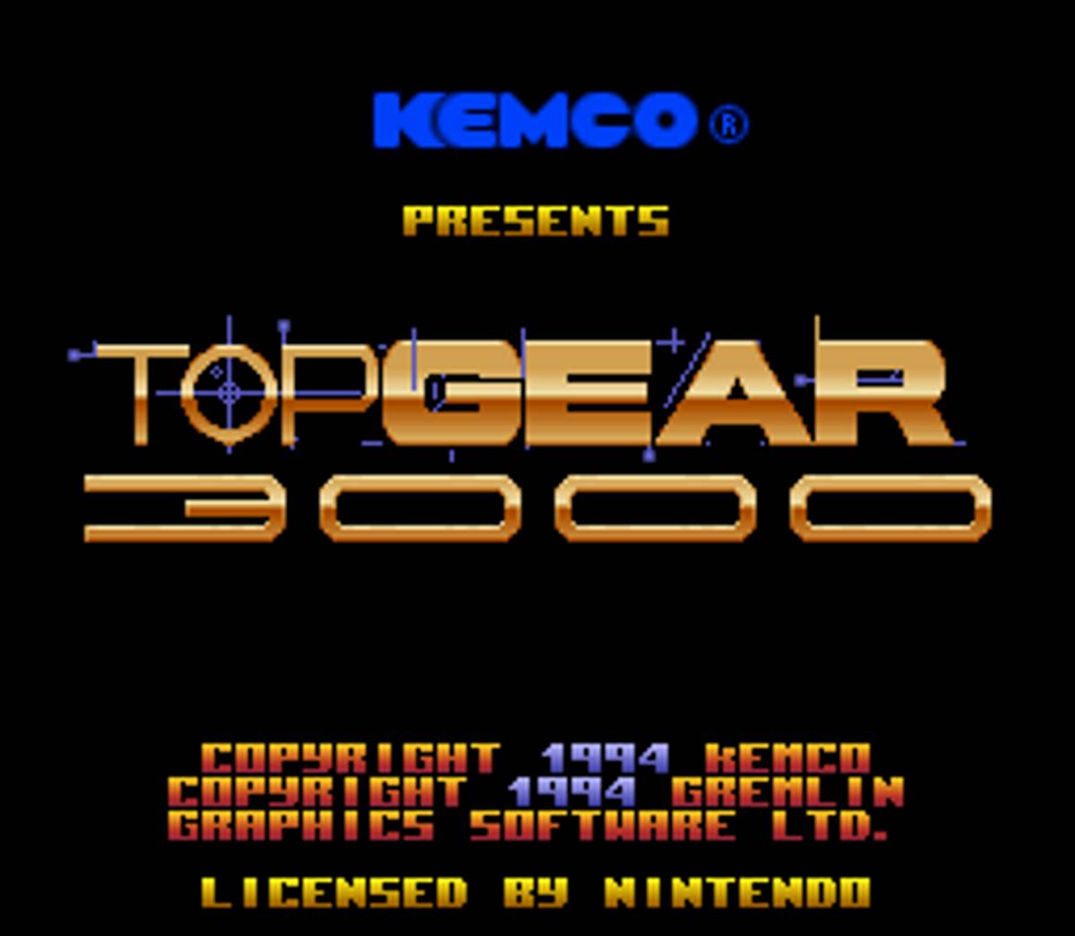 Top Gear 3000 ROM - SNES screenshot 1