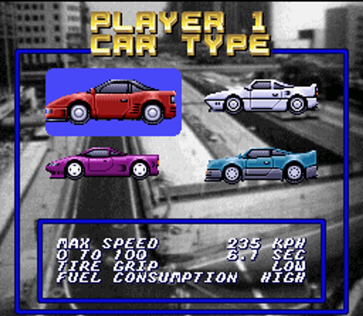 Top Gear ROM - SNES screenshot 4