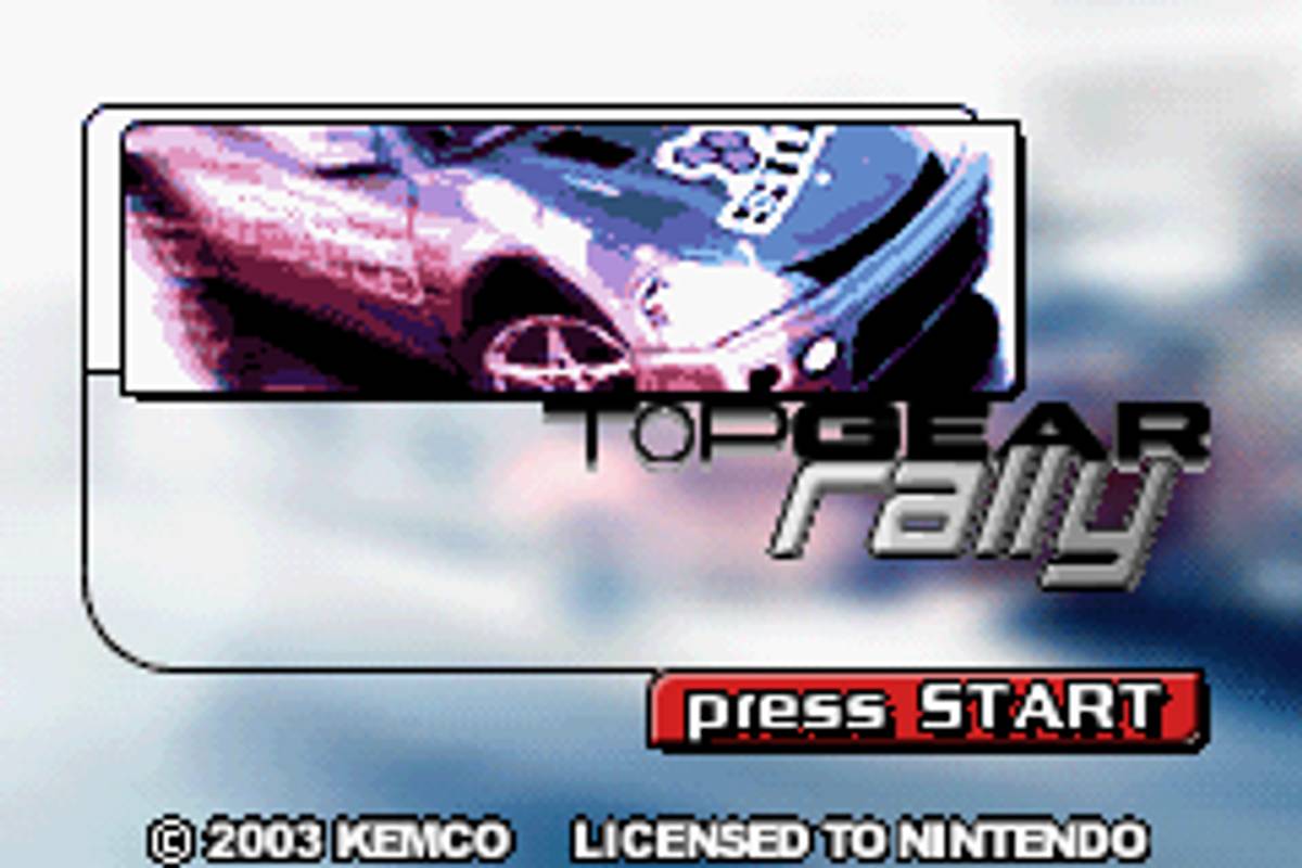 Top Gear: Rally ROM - GBA screenshot 1