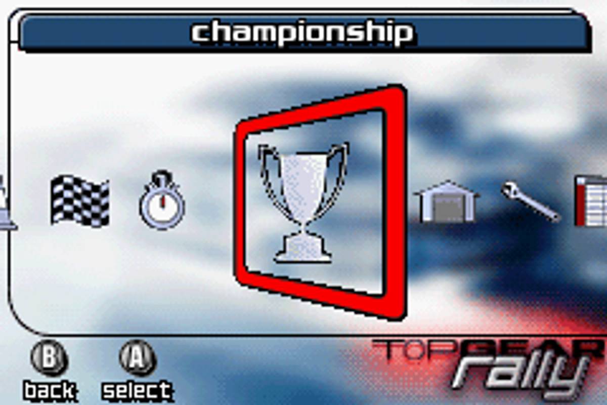 Top Gear: Rally ROM - GBA screenshot 2