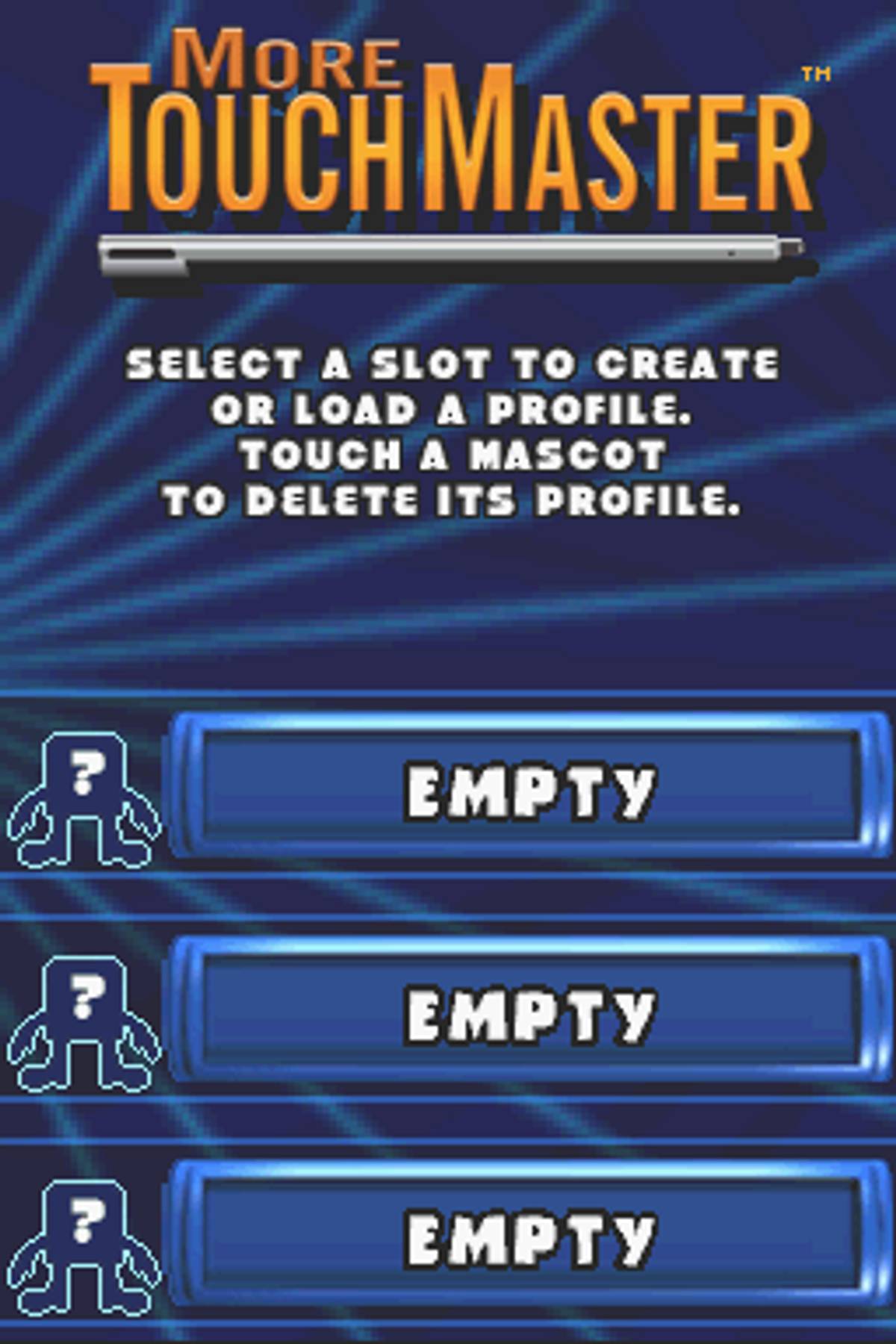 TouchMaster 2 ROM - NDS screenshot 1