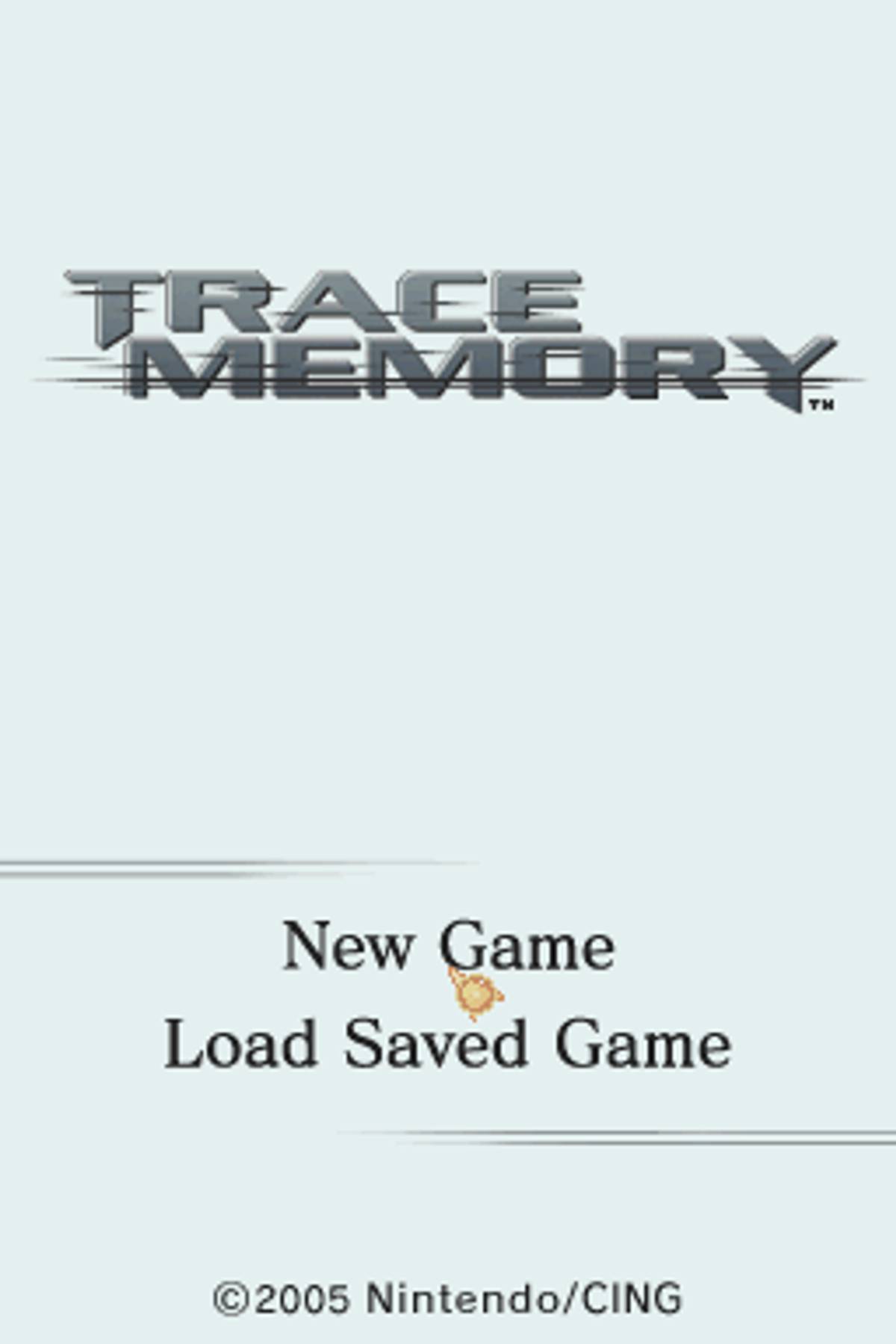 Trace Memory ROM - NDS screenshot 1